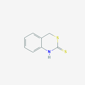 molecular formula C8H7NS2 B1276739 4H-3,1-Benzothiazine-2-thiol CAS No. 493-64-1