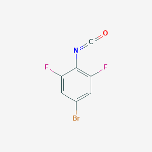 molecular formula C7H2BrF2NO B1276778 4-溴-2,6-二氟苯基异氰酸酯 CAS No. 302912-26-1
