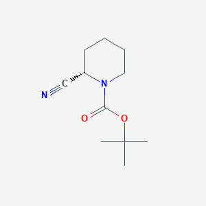 B1276793 (S)-1-N-Boc-2-Cyano-piperidine CAS No. 242459-44-5