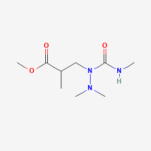 3-(2,2-Dimethyl-1-methylcarbamoylhydrazino)-2-methylmethylpropionate