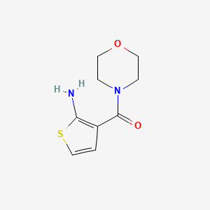 molecular formula C9H12N2O2S B1276824 3-(吗啉-4-基羰基)噻吩-2-胺 CAS No. 590357-48-5