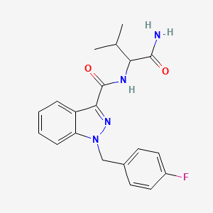 N-(1-Amino-3-methyl-1-oxobutan-2-yl)-1-(4-fluorobenzyl)-1H-indazole-3-carboxamide