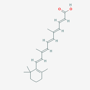 molecular formula C22H30O2 B12768288 Bishomoretinoic acid CAS No. 6722-00-5