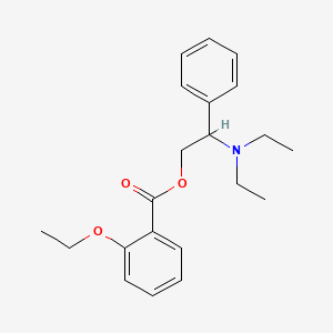 Benzoic acid, o-ethoxy-, beta-(diethylamino)phenethyl ester