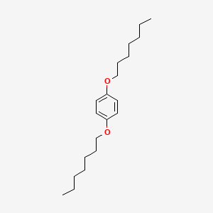 molecular formula C20H34O2 B1276835 1,4-Bis(heptyloxy)benzene CAS No. 65128-45-2