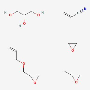 2-Methyloxirane;oxirane;propane-1,2,3-triol;prop-2-enenitrile;2-(prop-2-enoxymethyl)oxirane