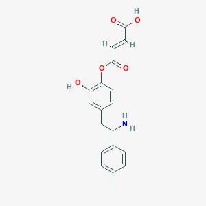 2-(3,4-Dihydroxyphenyl)-1-(4-tolyl)ethylamine maleate