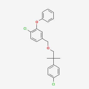 3-Phenoxy-4-chlorobenzyl 2-(4-chlorophenyl)-2-methylpropyl ether