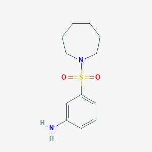 B1276857 3-(Azepane-1-sulfonyl)-phenylamine CAS No. 91619-39-5