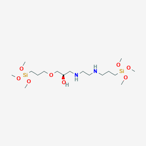 4,7-Diamino-9-hydroxy-11-oxa-1,14-bis(trimethoxysilyl)tetradecane