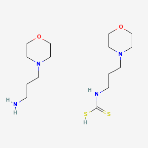 3-morpholin-4-ylpropan-1-amine;3-morpholin-4-ylpropylcarbamodithioic acid