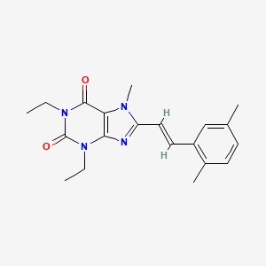 (E)-8-(2,5-Dimethylstyryl)-1,3-diethyl-7-methylxanthine