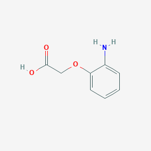 molecular formula C8H9NO3 B1276884 2-(2-氨基苯氧基)乙酸 CAS No. 4323-68-6