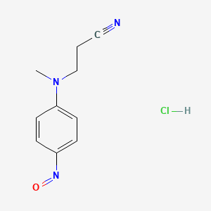 N-(2-Cyanoethyl)-N-methyl-p-nitrosoaniline hydrochloride