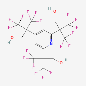 2,4,6-Pyridinetriethanol, beta,beta,beta',beta',beta'',beta''-hexa(trifluoromethyl)-