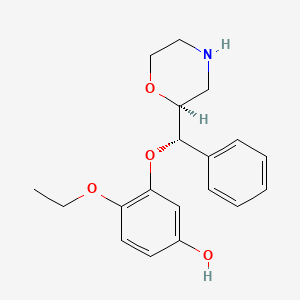 4-ethoxy-3-[(S)-[(2S)-morpholin-2-yl]-phenylmethoxy]phenol