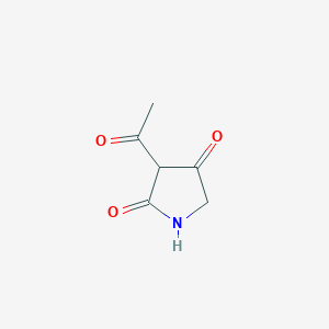 molecular formula C6H7NO3 B1276897 3-乙酰基吡咯烷-2,4-二酮 CAS No. 697-57-4