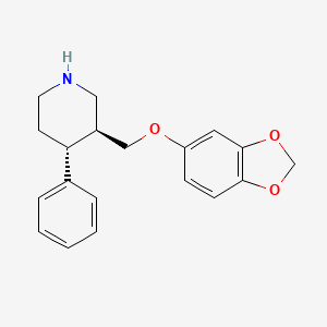 (3S,4R)-3-(((1,3-Benzodioxol-5-yl)oxy)methyl)-4-phenylpiperidine