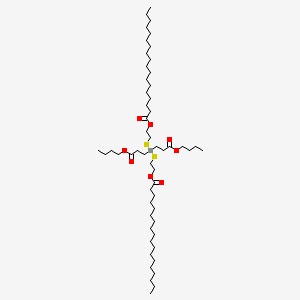 (Bis(3-butoxy-3-oxopropyl)stannylene)bis(thioethylene) distearate