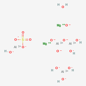 Aluminum magnesium hydroxide oxide sulfate hydrate