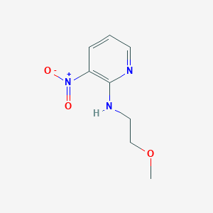 molecular formula C8H11N3O3 B1276904 2-氨基-3-硝基吡啶-N-(2-甲氧基乙基) CAS No. 866010-53-9