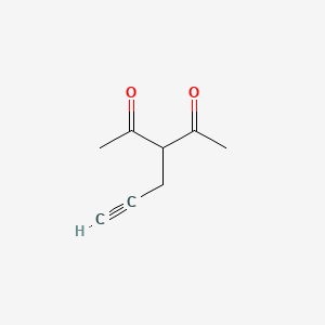 molecular formula C8H10O2 B1276911 3-(丙-2-炔-1-基)戊烷-2,4-二酮 CAS No. 38352-74-8