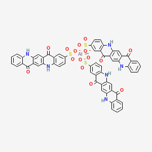 aluminum;7,14-dioxo-5,12-dihydroquinolino[2,3-b]acridine-2-sulfonate