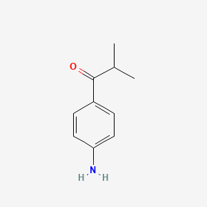 molecular formula C10H13NO B1276922 1-(4-氨基苯基)-2-甲基丙烷-1-酮 CAS No. 95249-12-0