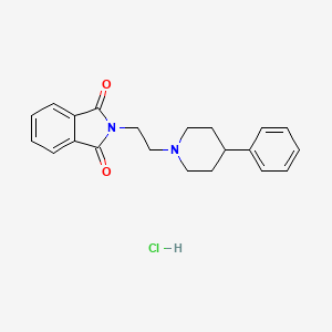 1H-Isoindole-1,3(2H)-dione, 2-(2-(4-phenyl-1-piperidinyl)ethyl)-, hydrochloride