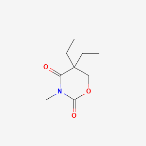 Dihydro-5,5-diethyl-3-methyl-2H-1,3-oxazine-2,4(3H)-dione