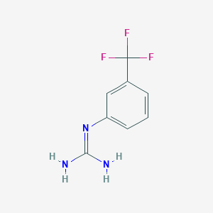 molecular formula C8H8F3N3 B1276946 N-[3-(三氟甲基)苯基]胍 CAS No. 71198-37-3