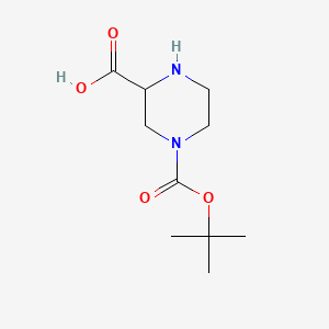 B1276948 4-(Tert-butoxycarbonyl)piperazine-2-carboxylic acid CAS No. 128019-59-0