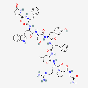 LHRH, phe(2)-trp(3)-phe(6)-