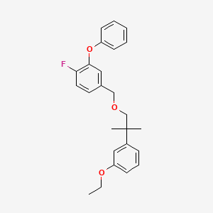 Benzene, 4-((2-(4-ethoxyphenyl)-2-methylpropoxy)methyl)-1-fluoro-2-phenoxy-