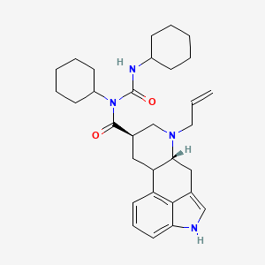 N-Cyclohexyl-N-((cyclohexylamino)carbonyl)-6-(2-propenyl)ergoline-8-beta-carboxamide