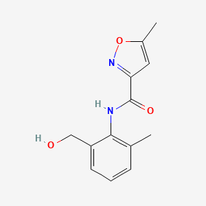 3-Isoxazolecarboxamide, N-(2-(hydroxymethyl)-6-methylphenyl)-5-methyl-