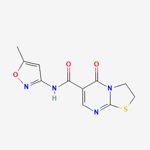 2,3-Dihydro-N-(5-methyl-3-isoxazolyl)-5-oxo-5H-thiazolo(3,2-a)pyrimidine-6-carboxamide