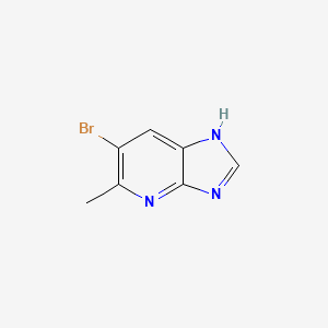 molecular formula C7H6BrN3 B1276979 6-溴-5-甲基-1H-咪唑并[4,5-b]吡啶 CAS No. 28279-41-6