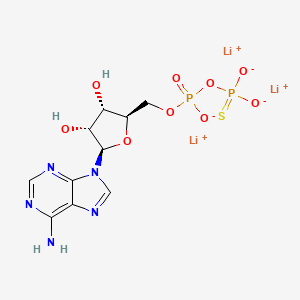 molecular formula C10H12Li3N5O9P2S B1276980 腺苷5'-[β-硫代]二磷酸三锂盐 CAS No. 73536-95-5
