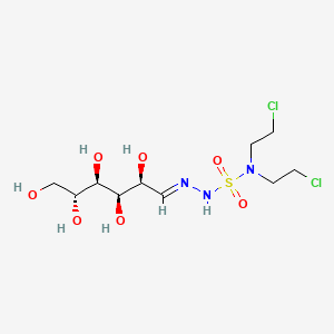 Glucose, 1-((N,N-bis-(2-chloroethyl)sulfamoyl)hydrazone)