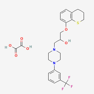 8-((3-(4-(3-Trifluoromethylphenyl)piperazin-1-yl)-2-hydroxypropyl)oxy)thiochroman oxalate