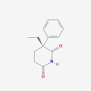 molecular formula C13H15NO2 B12769863 (-)-Glutethimide CAS No. 17575-59-6