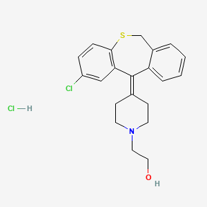 4-(2-Chlorodibenzo(b,e)thiepin-11(6H)-ylidene)-1-piperidineethanol hydrochloride