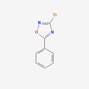 B1276993 3-Bromo-5-phenyl-1,2,4-oxadiazole CAS No. 23432-94-2