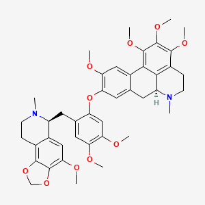 molecular formula C42H48N2O10 B12769946 Thalmelatidine CAS No. 31199-55-0