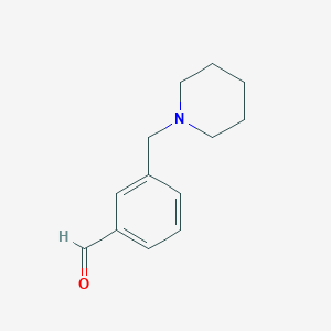 B1277018 3-(Piperidin-1-ylmethyl)benzaldehyde CAS No. 471930-01-5