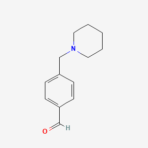 molecular formula C13H17NO B1277019 4-(哌啶-1-基甲基)苯甲醛 CAS No. 471929-86-9