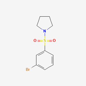 molecular formula C10H12BrNO2S B1277027 1-((3-溴苯基)磺酰)吡咯烷 CAS No. 214210-14-7