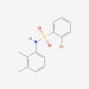 molecular formula C14H14BrNO2S B1277055 2-溴-N-(2,3-二甲基苯基)苯磺酰胺 CAS No. 941294-37-7