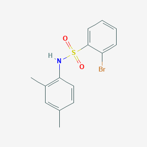 molecular formula C14H14BrNO2S B1277056 2-溴-N-(2,4-二甲基苯基)苯磺酰胺 CAS No. 941294-29-7